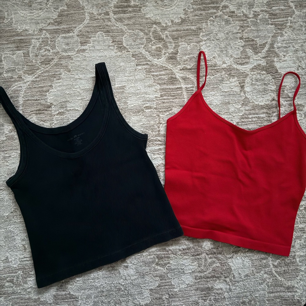 Garage Red and Brandy Melville Tank Tops